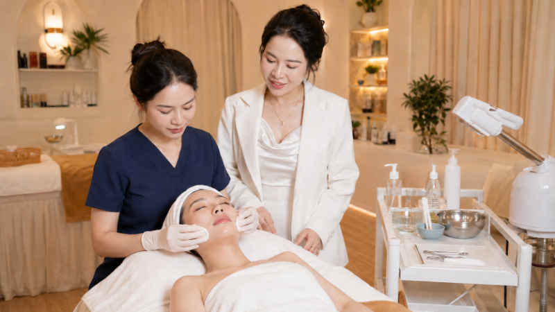 Mụn Cơ Bản lấy sạch nhân mụn tại Sunrise Beauty