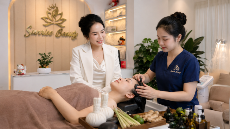 Gói dưỡng sinh Giấc Mê Say tại Sunrise Beauty
