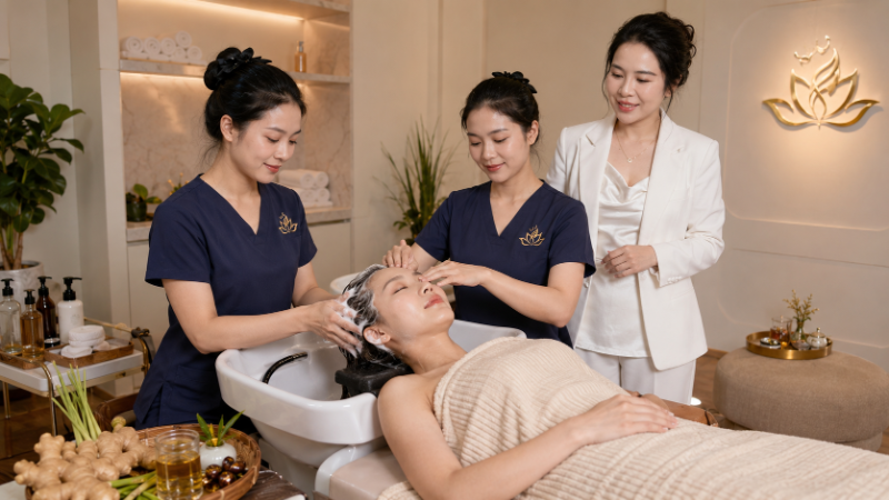 Gói dưỡng sinh Giấc Mộng Lụa tại Sunrise Beauty